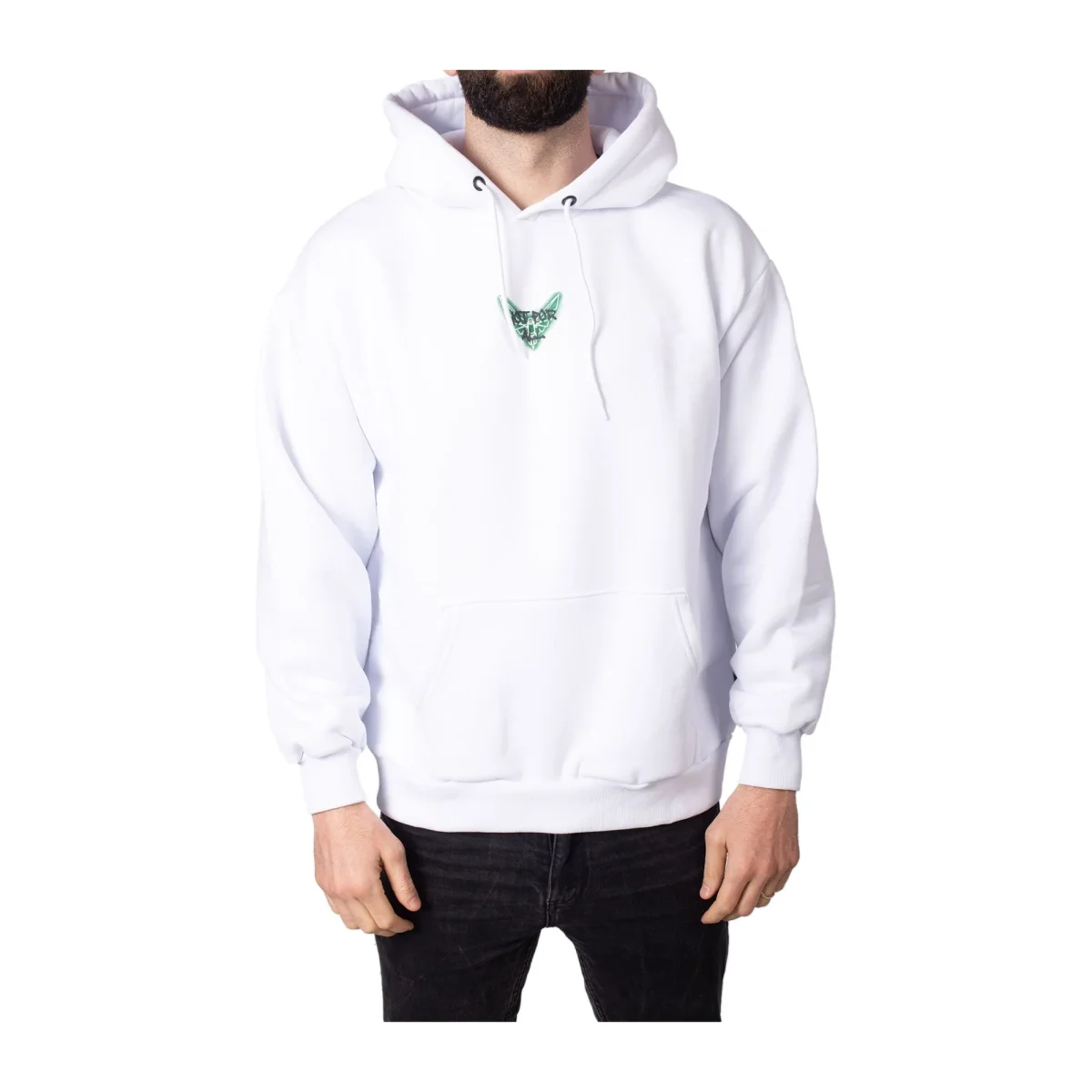 Felpa Uomo Over Limited edition Bianco