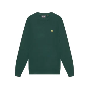 Maglione Uomo in misto lana merino Verde