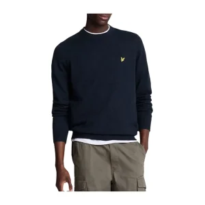 Maglione Uomo in misto lana merino Navy